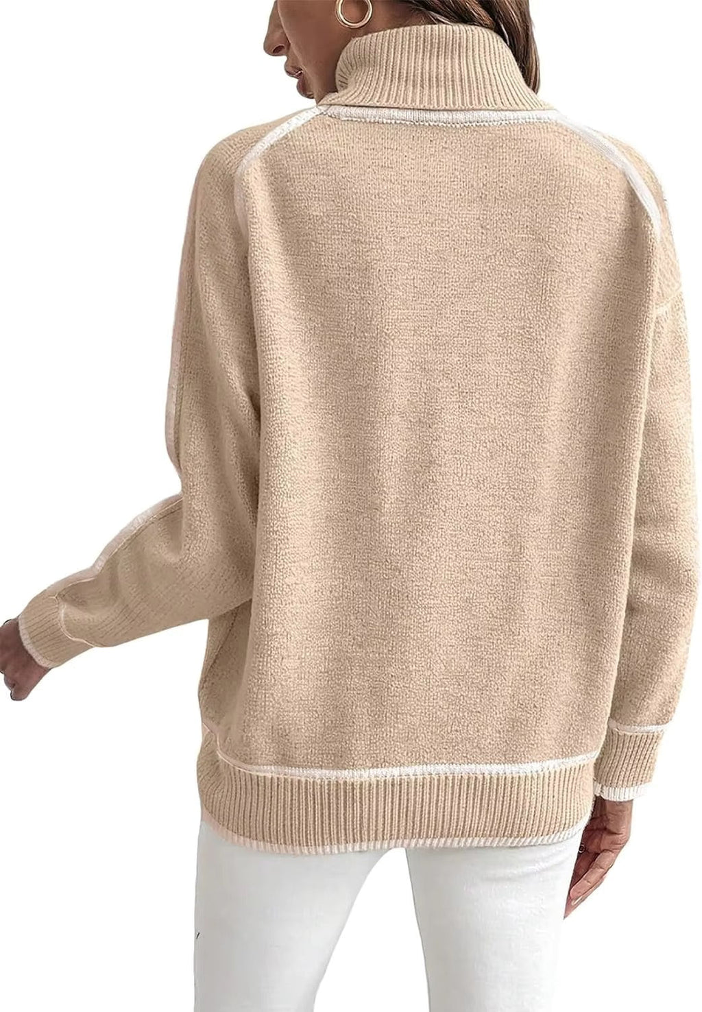 Camila | Suéter Elegante de Cuello Alto
