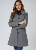 Valeria | Abrigo de invierno femenino de invierno con un botón