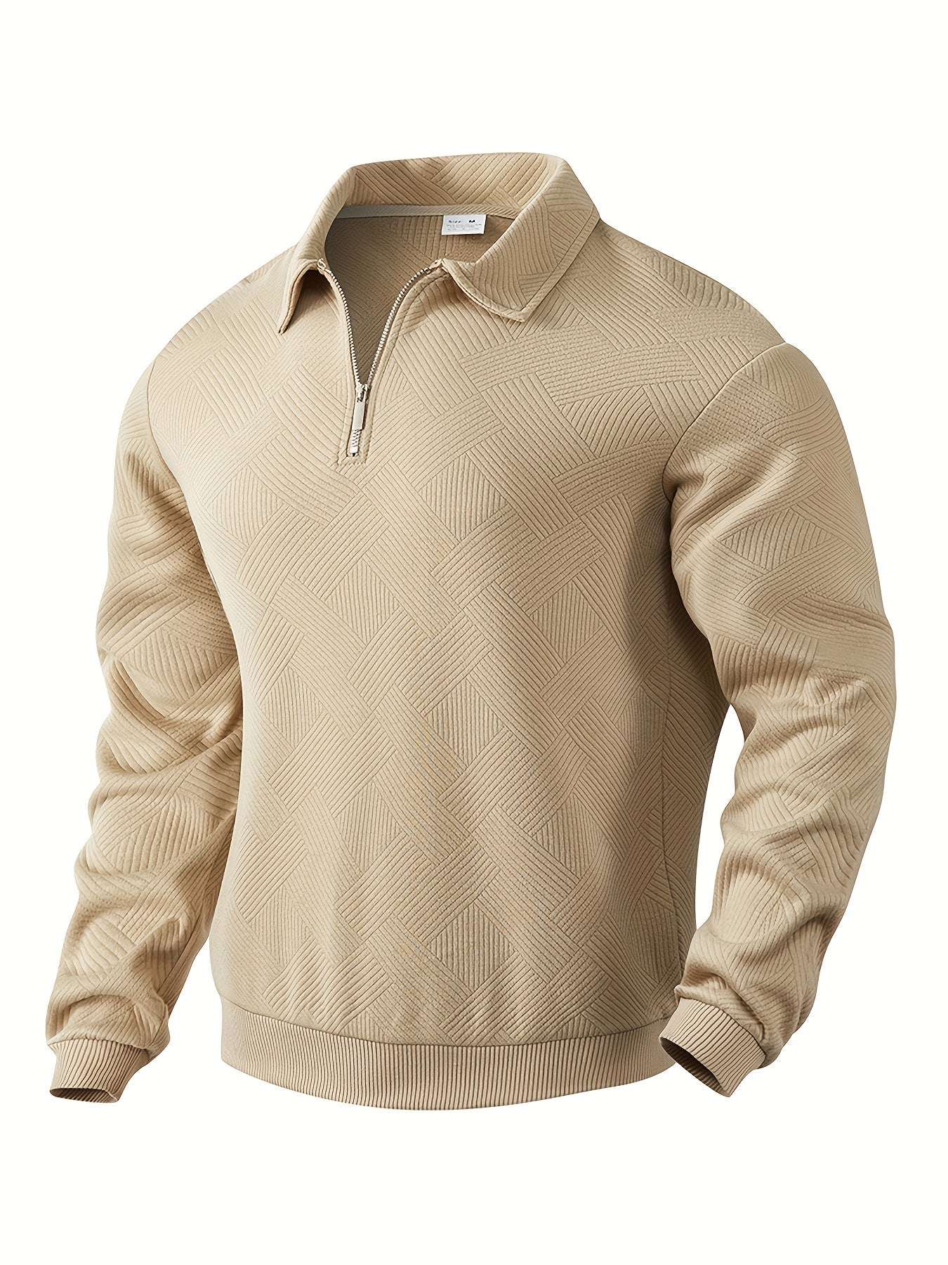Rizo | Suéter de cremallera con diseño estampado