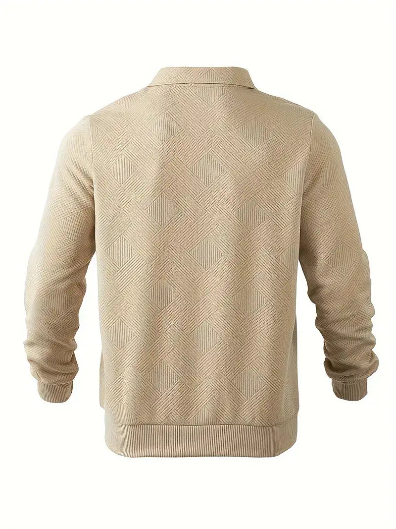 Rizo | Suéter de cremallera con diseño estampado