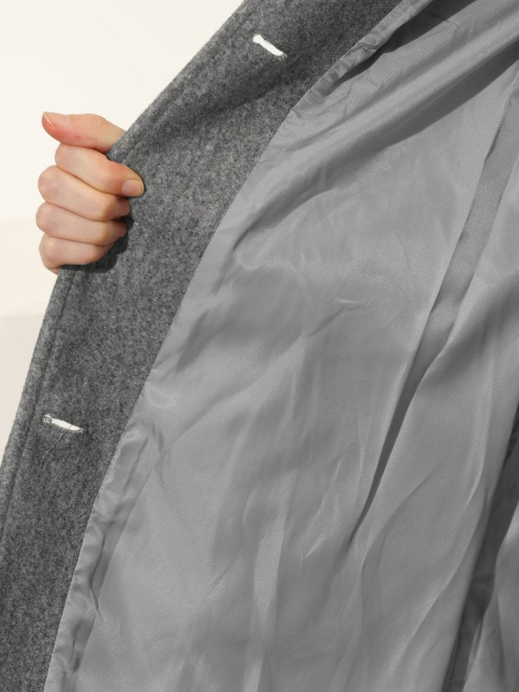 Valeria | Abrigo de invierno femenino de invierno con un botón